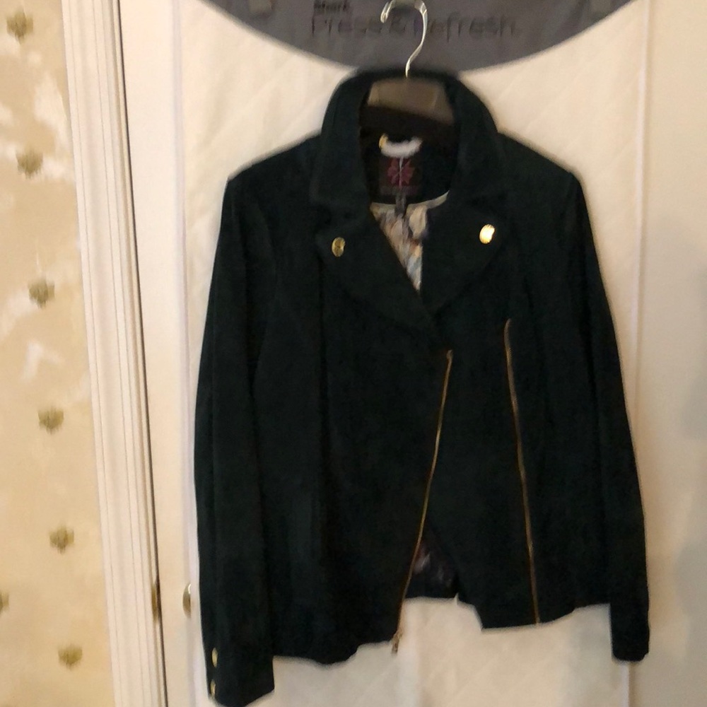Suede Moto Jacket - image 2